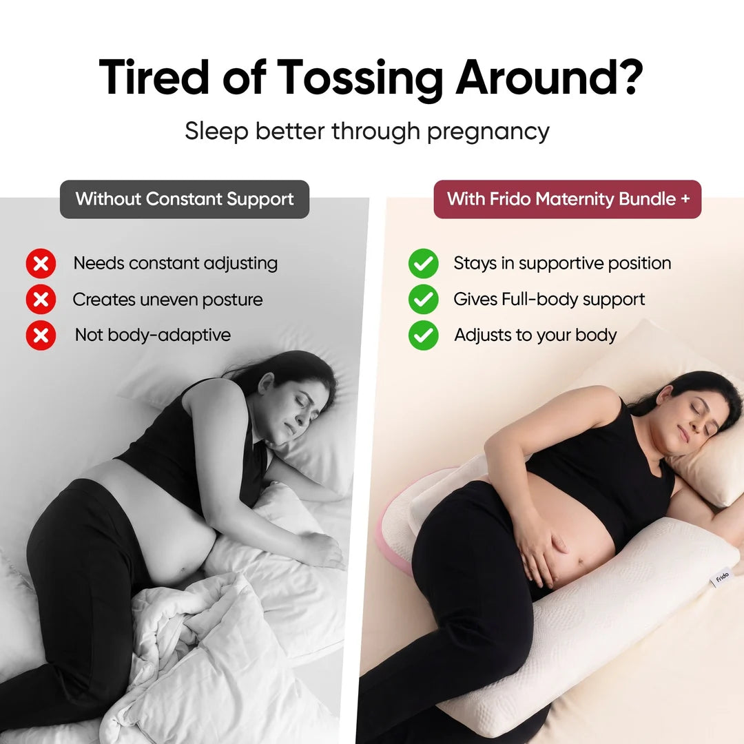 Frido Maternity Pillow – Ultimate Comfort & Support for Moms-to-Be